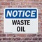 Signmission Waste Oil, 10 in W x Rectangle, Plastic OS-2PACK-NS-P-710-L-16869 - alternate 5